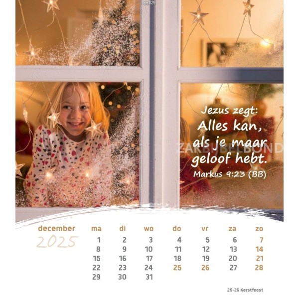 Nederlandse ansichtkaartenkalender 2025 - Leven voor jou