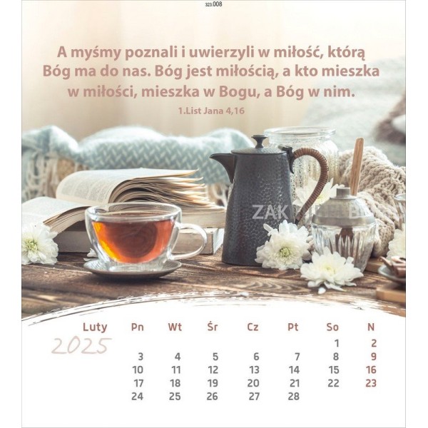Polish postcard calendar 2025 - Life for you