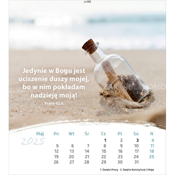 Poolse ansichtkaartenkalender 2025 - Leven voor jou