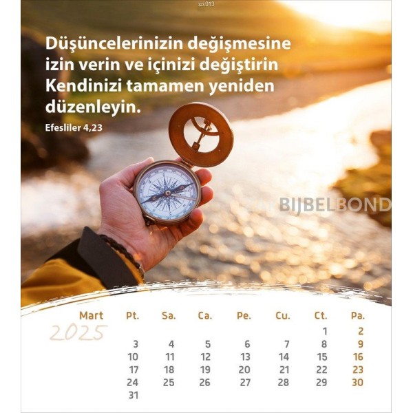Turkse ansichtkaartenkalender 2025 - Leven voor jou