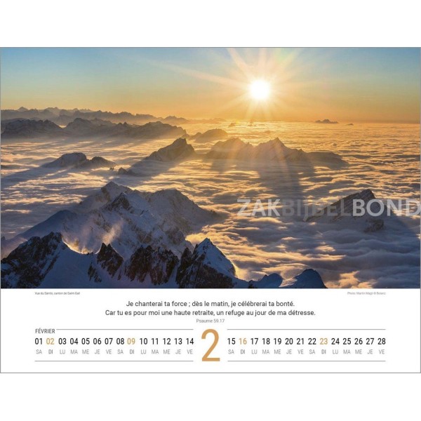 French Switserland calendar 2025