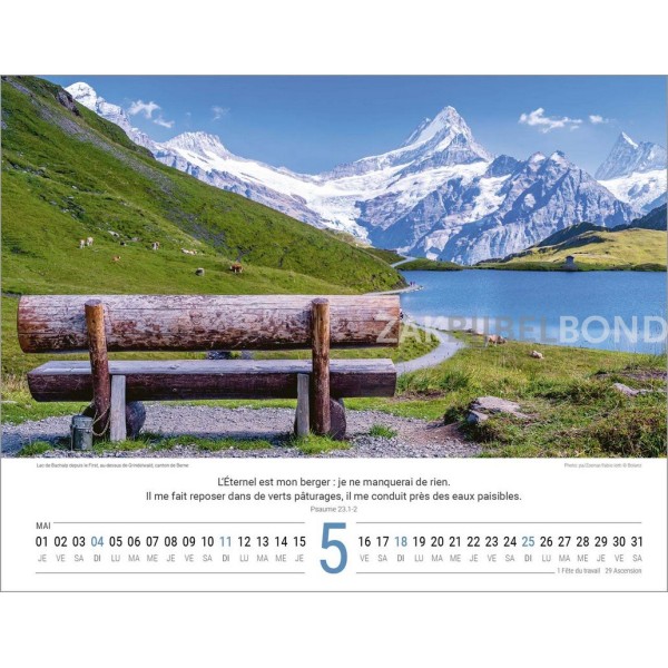 French Switserland calendar 2025