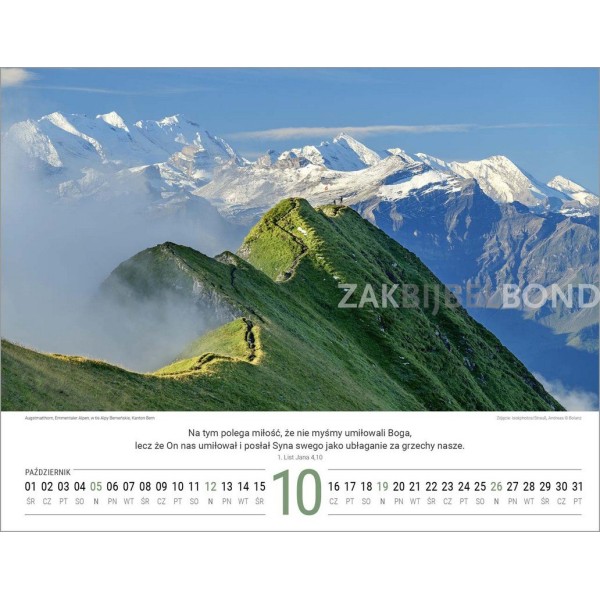 Polish Switserland calendar 2024