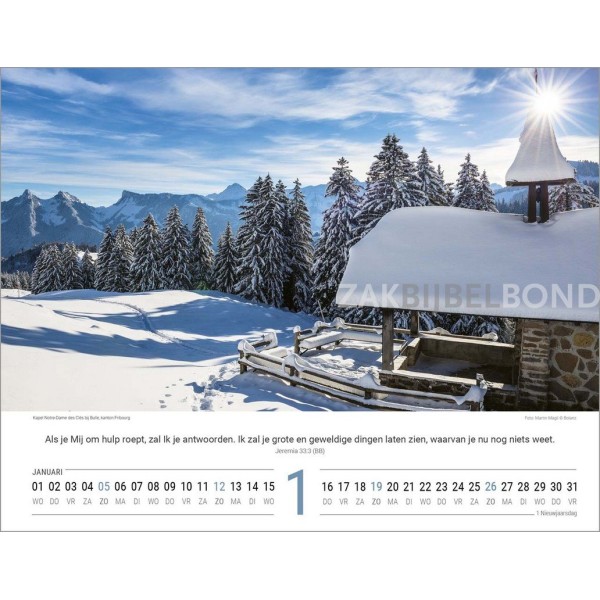 Nederlandse Zwitserlandkalender 2025