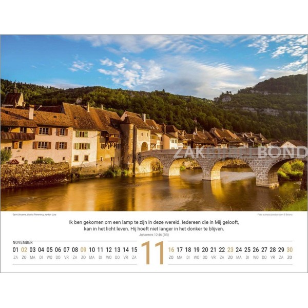 Dutch Switserland calendar