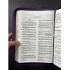 Spanish Bible RVR 60 - Letra Súper Gigante - purple thumb index zipper