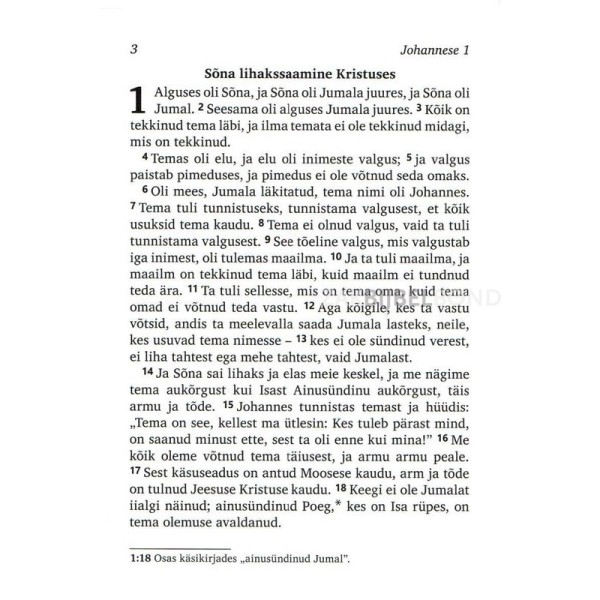 Estonian Gospel of John