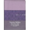 Spanish Bible RVR 60 - Letra Súper Gigante - purple thumb index zipper