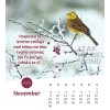 Slovak postcard calendar 2025