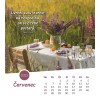 Czech postcard calendar 2025