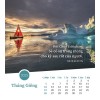 Vietnamese postcard calendar 2025
