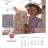 Vietnamese postcard calendar 2025