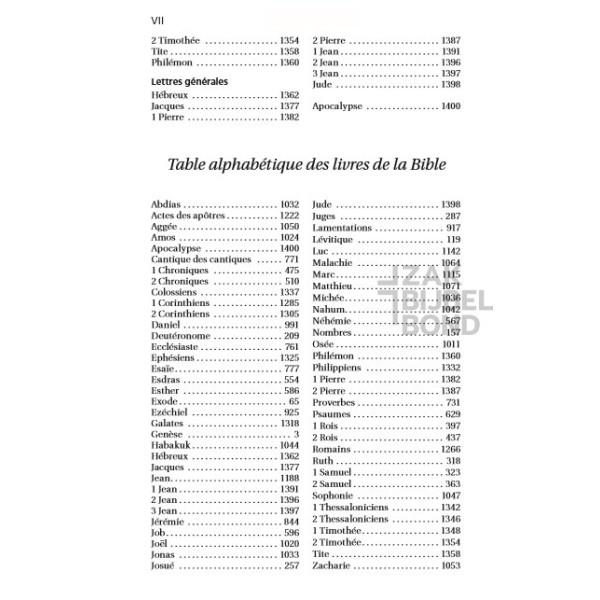 Franse Bijbel Segond 21 Premium compact denim