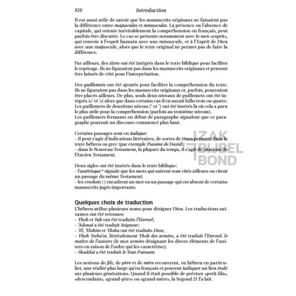 French Bible Louis Segond 21 Premium compact Deluxe