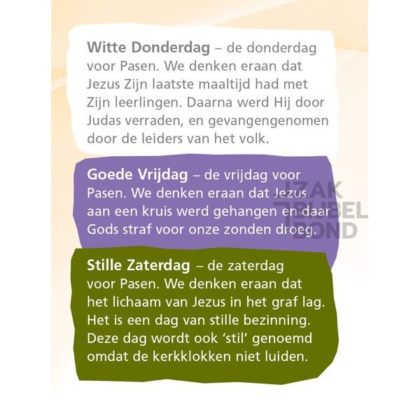 Evangelisatieboekje Pasen - Het grote plan