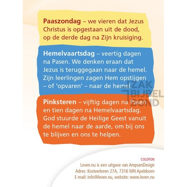 Evangelisatieboekje Pasen - Het grote plan