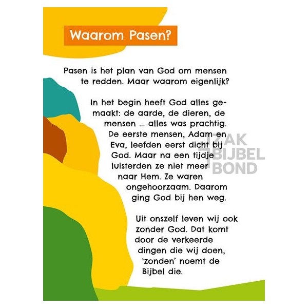 Dutch Easter booklet for children