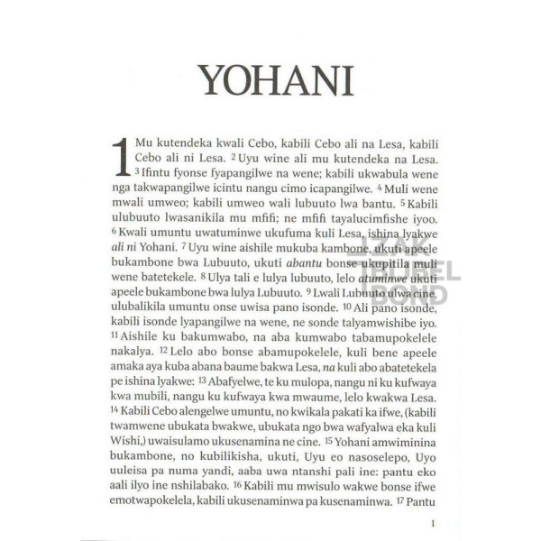 Bemba Gospel of John