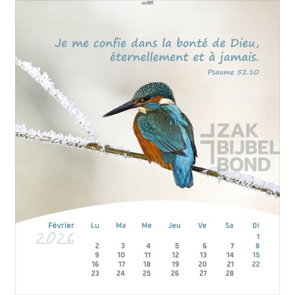 Franse ansichtkaartenkalender 2026 - Leven voor jou
