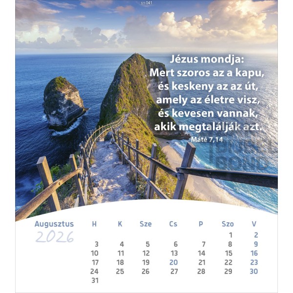 Hungarian postcard calendar 2026 - Life for you