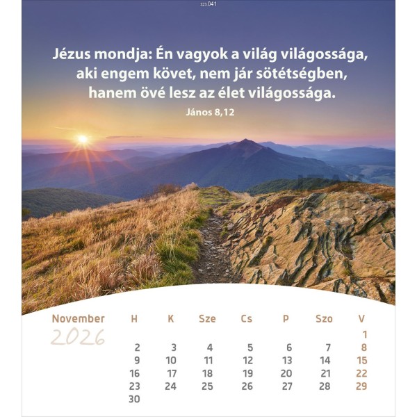 Hongaarse ansichtkaartenkalender 2026 - Leven voor jou