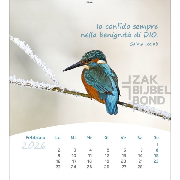 Italian postcard calendar 2026 - Life for you