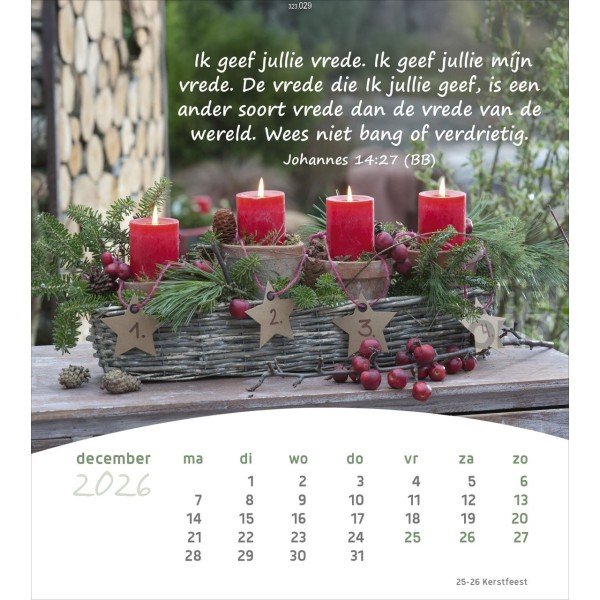Dutch Postcard Calendar 2026