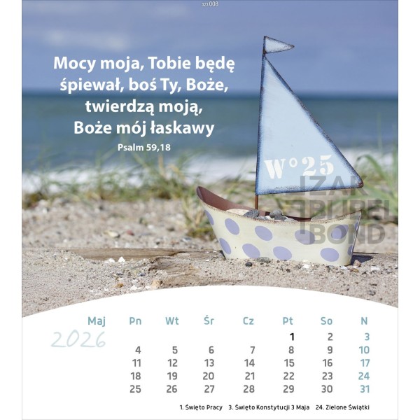 Poolse ansichtkaartenkalender 2026 - Leven voor jou