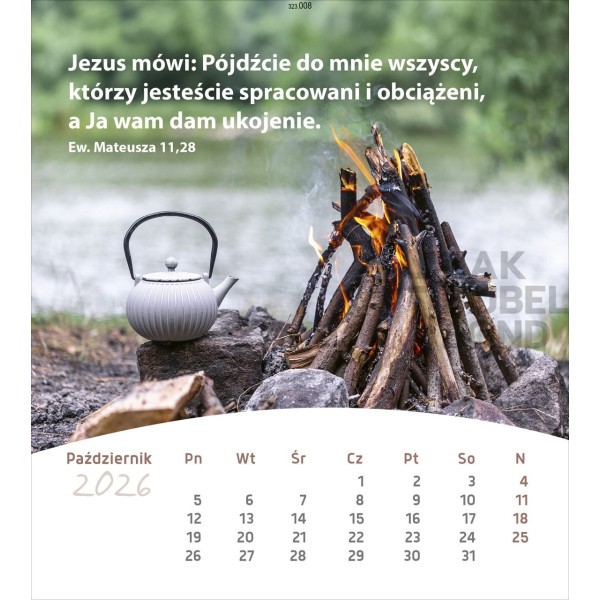 Poolse ansichtkaartenkalender 2026 - Leven voor jou