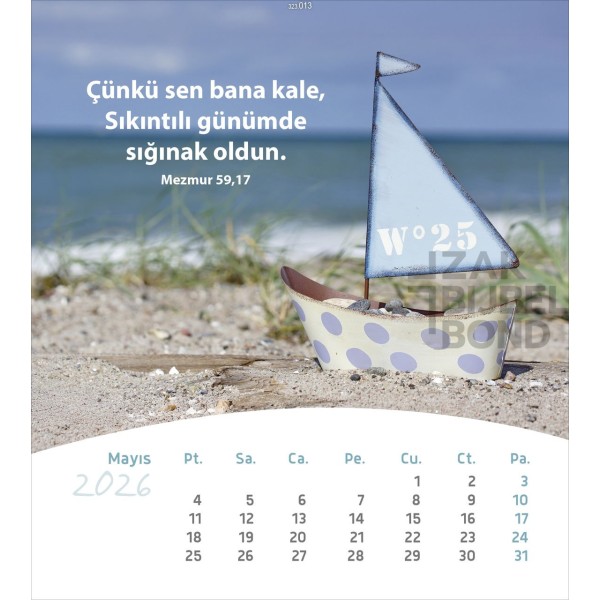 Turkse ansichtkaartenkalender 2026 - Leven voor jou