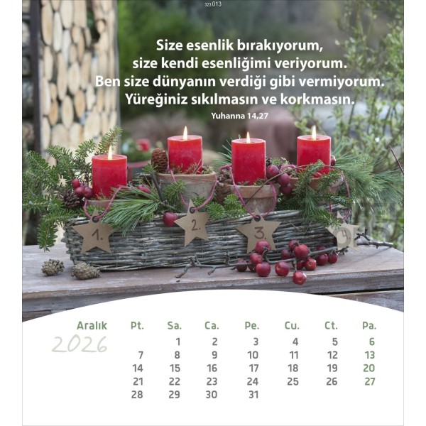 Turkse ansichtkaartenkalender 2026 - Leven voor jou