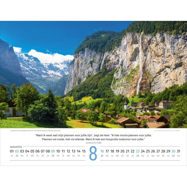 Dutch Switserland calendar