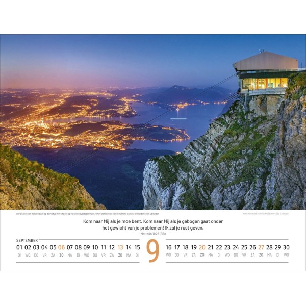 Dutch Switserland calendar
