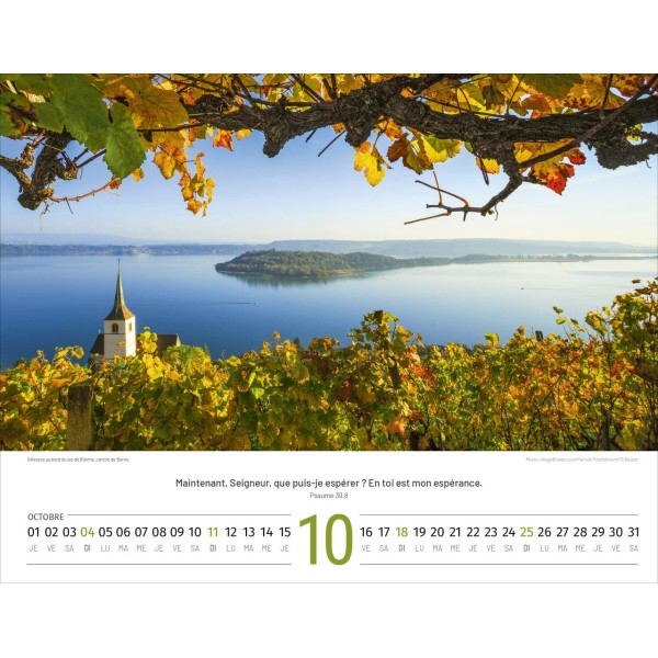 Franse Zwitserlandkalender 2026