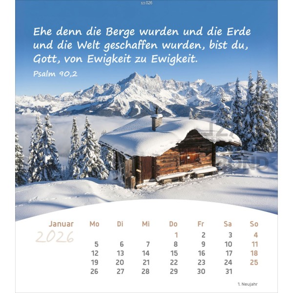 Duitse ansichtkaartenkalender 2026 - Leven voor jou