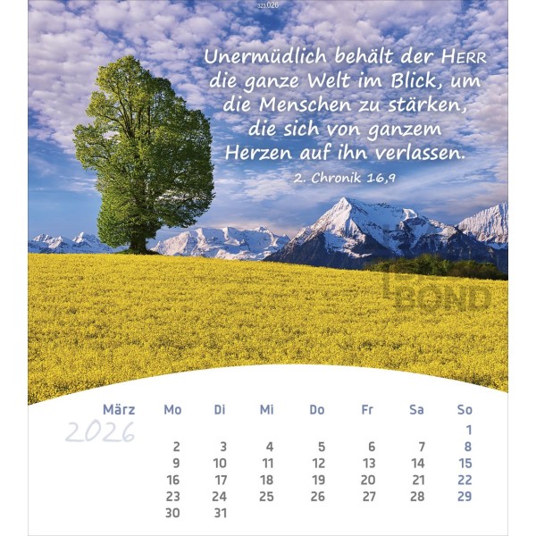 Duitse ansichtkaartenkalender 2026 - Leven voor jou