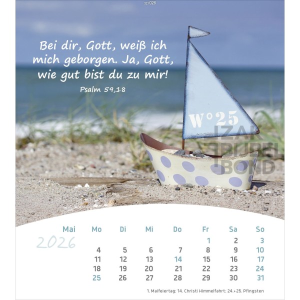 Duitse ansichtkaartenkalender 2026 - Leven voor jou