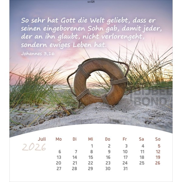 Duitse ansichtkaartenkalender 2026 - Leven voor jou