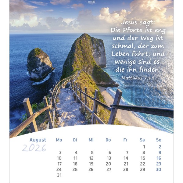 Duitse ansichtkaartenkalender 2026 - Leven voor jou