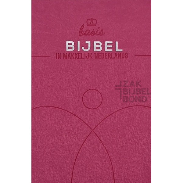 Dutch BasisBijbel Vivella fuchsia pink