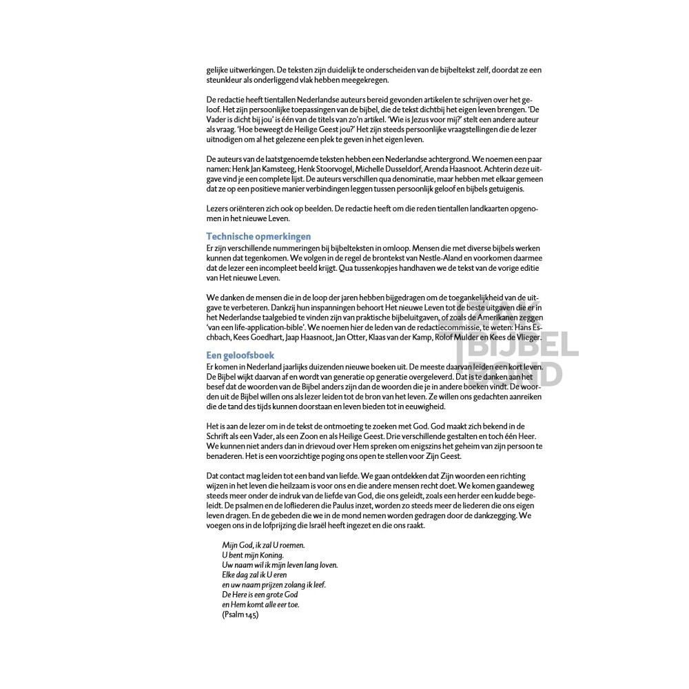 Dutch Het Boek Bible - Life Application