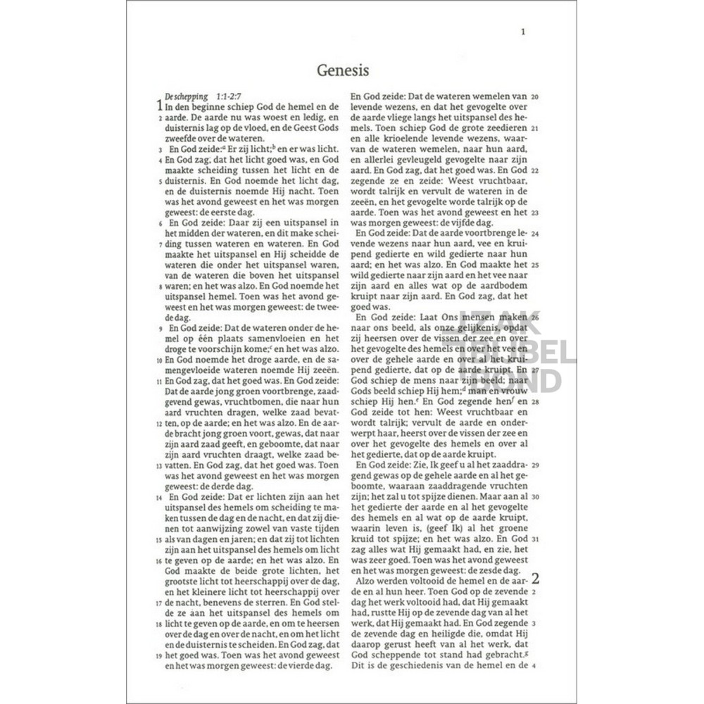 Dutch NBG '51 Bible hardcover