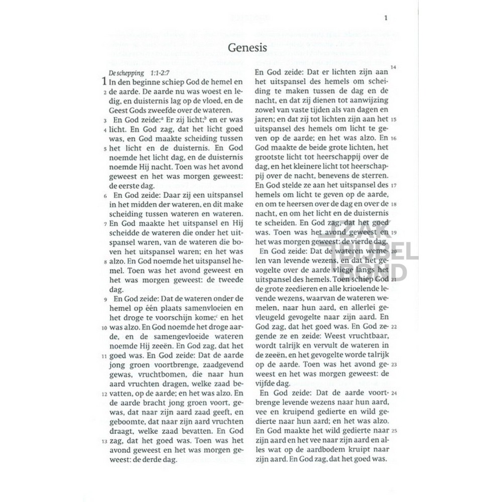 Dutch NBG Bible - Large sized hardcover