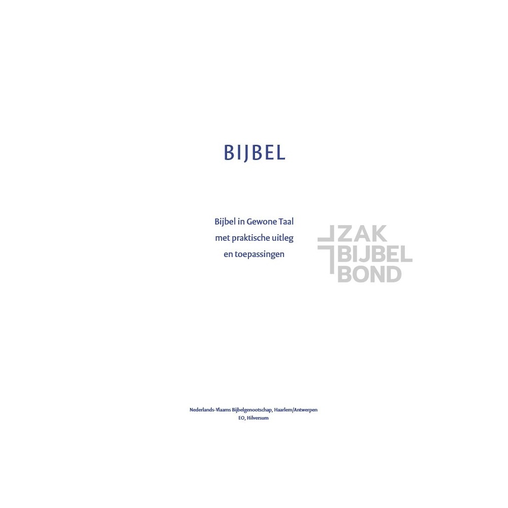 Dutch Life Application Bible - BGT translation