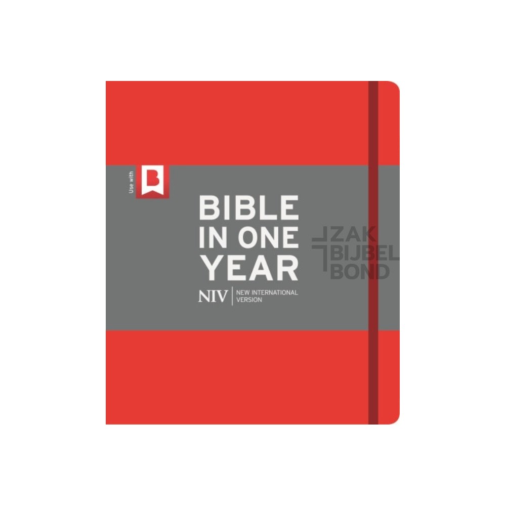 Engelse Bijbel NIV - Journalling Bijbel in 1 jaar rood