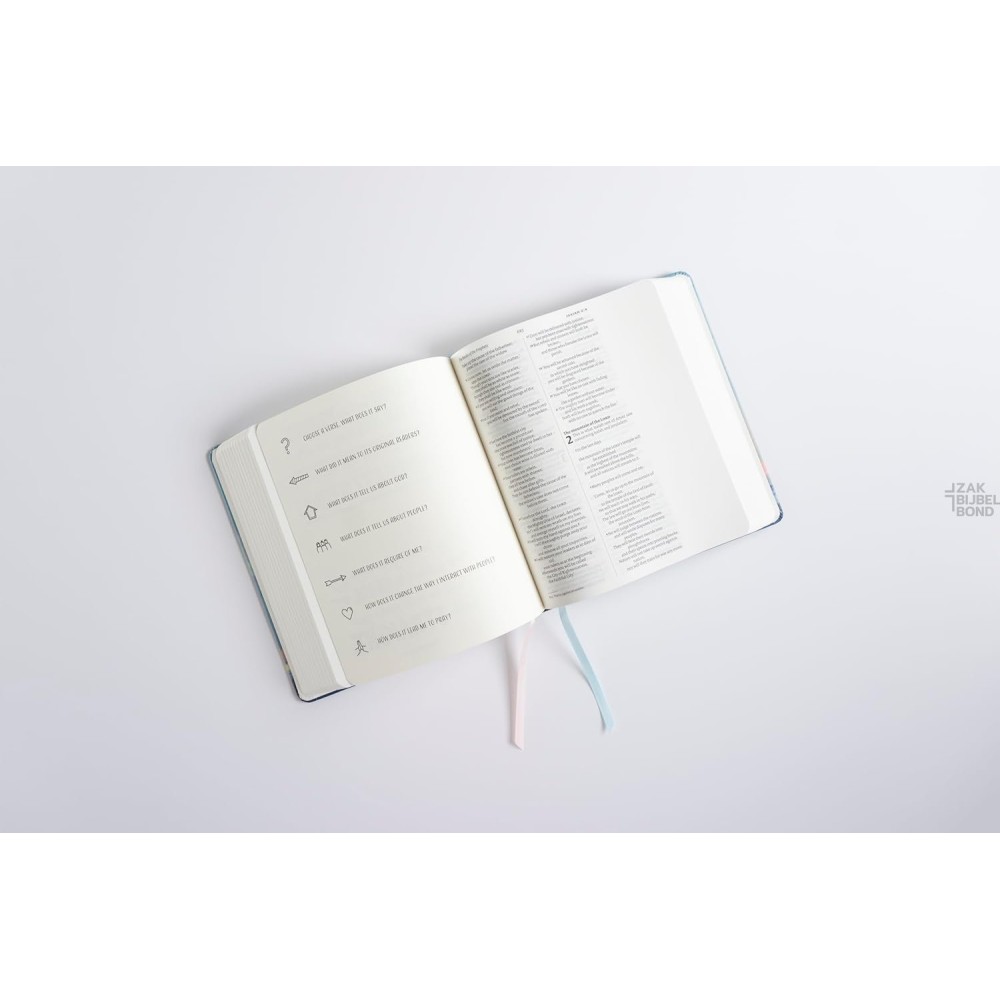 Engelse Bijbel NIV - Journalling and Verse mapping - Waves