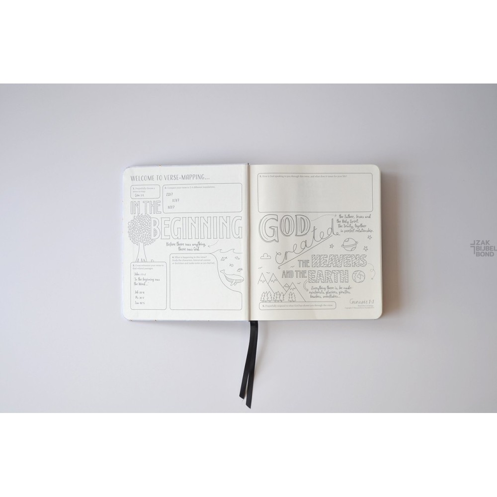 Engelse Bijbel NIV - Journalling and Verse mapping - Kintsugi