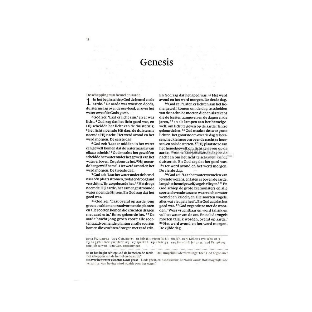 Dutch NBV21 Bible paperback blue