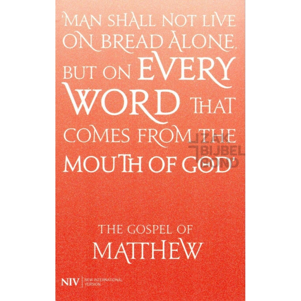 Engels Mattheüs-evangelie - NIV