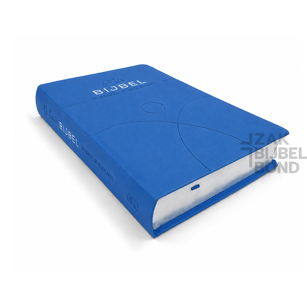 Dutch BasisBijbel Vivella sky blue